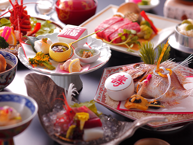 【グループで無料特典付】◆≪活アワビ&ズワイ蟹≫新鮮お刺身・お肉も!季節の華やぎ会席