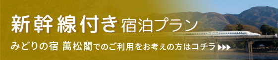 新幹線付き宿泊プランはこちら